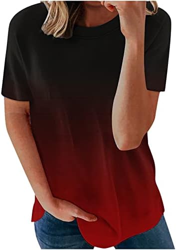 Kısa Kollu 2023 Giyim Moda Crewneck Pamuk Grafik Üst Tshirt Kızlar için Rahat Tee Sonbahar Yaz Kadın 3E 3E