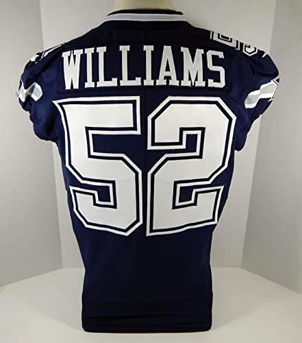 2018 Dallas Cowboys Connor Williams 52 Oyunu Verilen Donanma Forması DP09358-İmzasız NFL Oyunu Kullanılmış Formalar