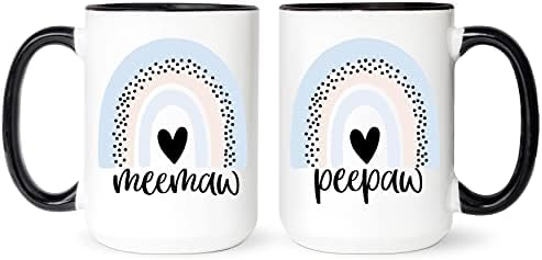 Meemaw ve Peepaw Kahve Kupaları Seti (11oz)