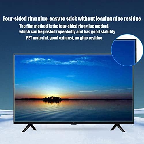 Mat Anti mavi ışık / Çizilmez TV Ekran Koruyucu-Zararlı ışığı Filtreleyin ve Göz Yorgunluğunu Hafifletin - 32-75 inç