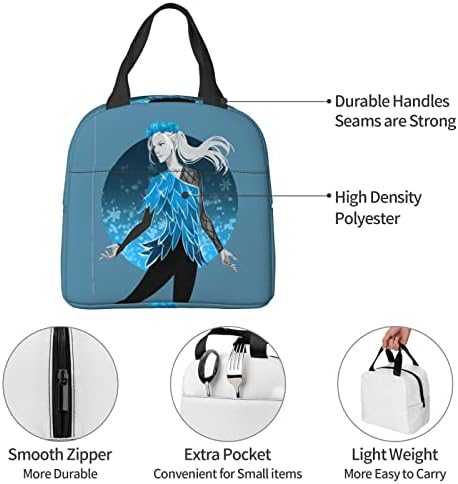 Buz Üzerinde Klliki Anime Yurı öğle Yemeği Çantası çanta öğle yemeği çantası kullanımlık ısı yalıtım taşınabilir animasyon