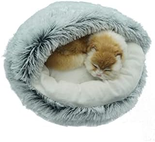 Kış 2 in 1 Yuvarlak Kedi Yatak Tarzı 2 - Donut köpek yatağı-Mat Yastık Yatak Ev için Köpek Kedi evcil hayvan malzemeleri