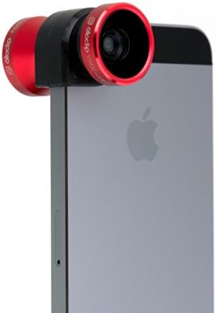 iPhone 5 için olloclip 4'ü 1 arada Lens Çözümü-Kırmızı