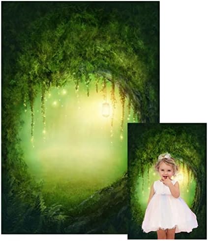 Baocıcco Zemin 10x12ft Büyülü Orman Fotoğraf Arka Plan Wonderland Fairyland Mistik fotoğraf kabini Sahne Glitter Fantezi