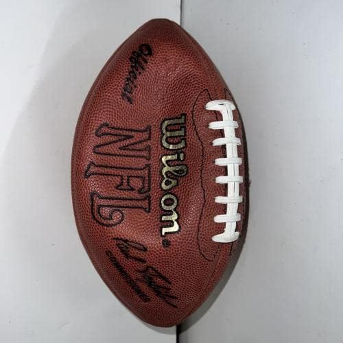 Tim Brown imzalı otomatik Wilson NFL oyun futbolu PSA Raiders HOF İmzalı Futbol Topları