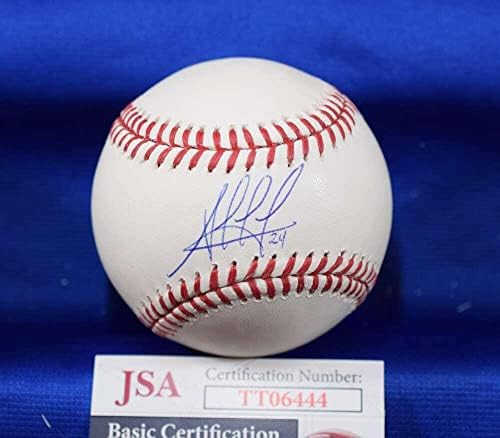 Jesus Aguilar JSA Coa İmzalı Major League OML İmzalı Beyzbol-İmzalı Beyzbol Topları