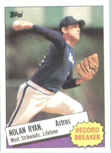 1985 Topps Beyzbol Kartı 7 Nolan Ryan