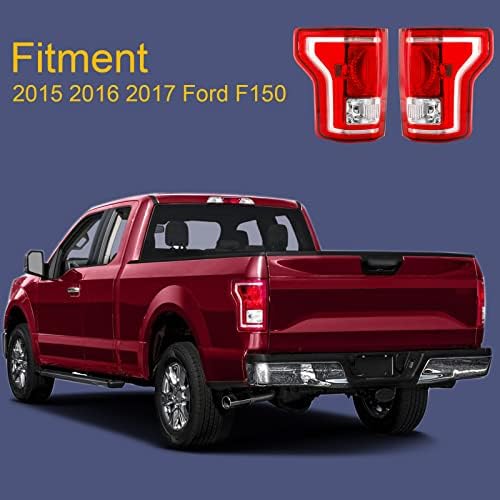 Vomal Arka Kuyruk İşık İçin Fit 2015 2017 Ford F - 150 Fren Lambası Sürücü Ve Yolcu Tarafı