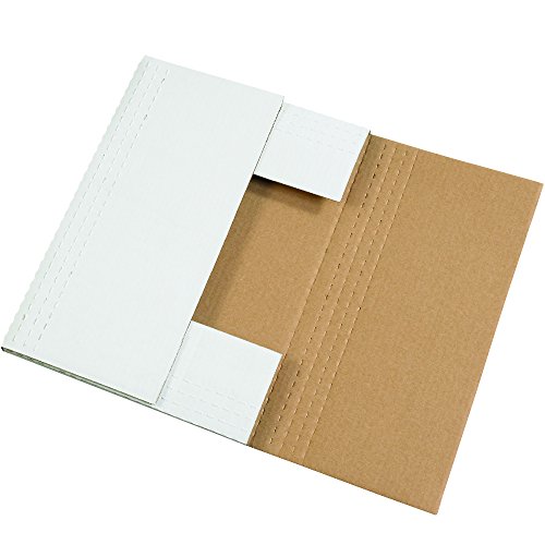 Tape Logic TLM2BFSK Easy-Fold Posta Kutuları, 16 Genişlik, 2 Yükseklik, 20 Uzunluk, Beyaz (900'lü Paket)