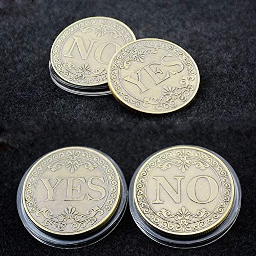 Evet Hayır Challenge Coin Karar Verici Coin (Bronz)