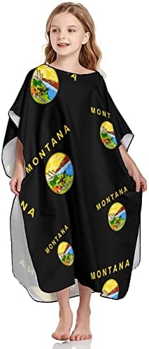 WEEDKEYCAT Montana Bayrağı Kapşonlu Havlu Çocuklar için Yumuşak Banyo Peluş Havlu için Hood ile Havuz Plaj Yüzmek