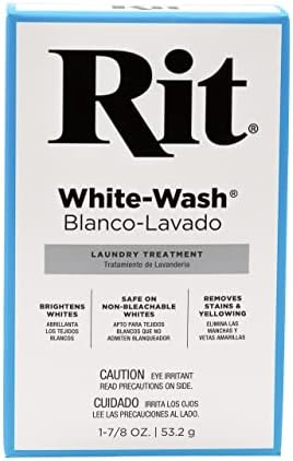 RIT Beyaz Yıkama Çamaşır Yıkama İşlemi / Çok Amaçlı Konsantre Toz Boya / Çoğu Kumaşta Çalışır