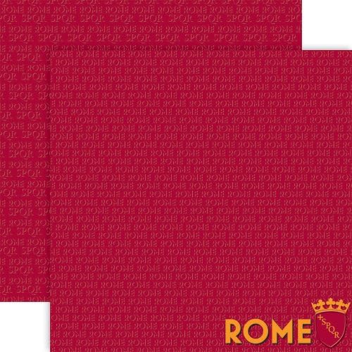 12 x 12 inç Çift Taraflı Karalama Defteri Kağıdı, Roma