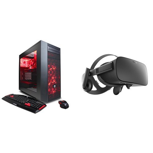 CYBERPOWERPC Oculus Hazır GXıVR8020A Oyun Masaüstü ve Okülüs Yarık Sanal Gerçeklik Kulaklık Paketi