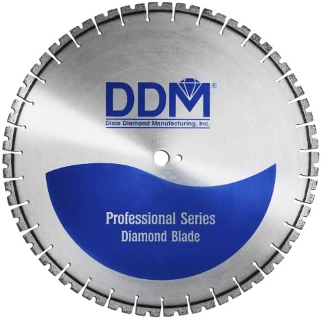 Dixie Diamond Manufacturing W402530220 Profesyonel Islak Kesme Duvar Testere Bıçağı, 30 inç x 0,22 inç