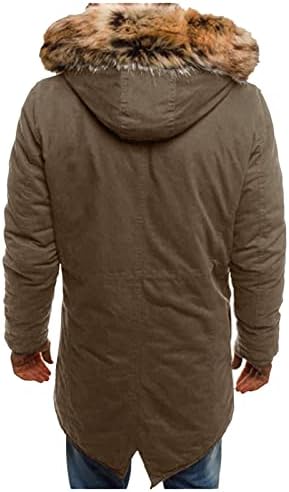 Erkek Sonbahar Ve kışlık ceketler Orta uzunlukta İş Retro Artı Kadife Yaka Takım Elbise Peluş Kapşonlu Yaka Ceketler