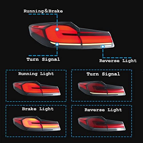 ınginuity zaman LED park lambaları BMW 530 540 İçin G30 M5 F90 2017 2018 2019 2020 Tam LED Facelift Sıralı Dönüş Sinyali