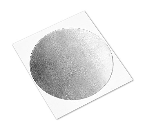 3 M 431 Gümüş Yüksek Sıcaklık Paslanmaz Çelik / Akrilik Yapıştırıcı Folyo Bant, 6.000 Çap Daireler (100 rulo)