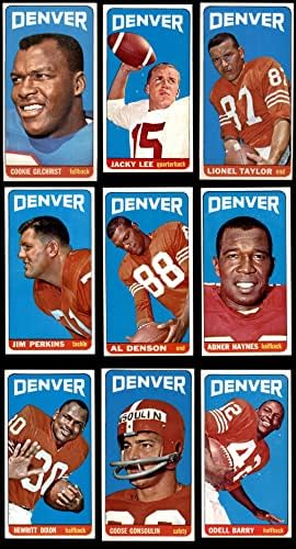 1965 Topps Denver Broncos Takım Seti Denver Broncos (Set) ESKİ / MT Broncos