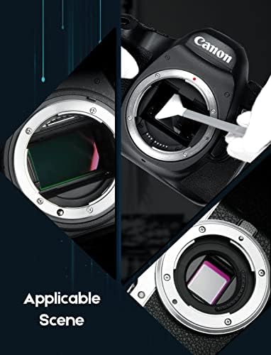 Profesyonel Kamera Temizleme Kiti, 12 ADET Lens Temizleyici Swablar Sıvı ile Sony Nikon Canon DSLR SLR Dijital Kamera