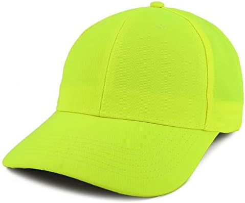 Armycrew Hafif Yüksek Görünürlük Neon Renkli Güvenlik Beyzbol Şapkası
