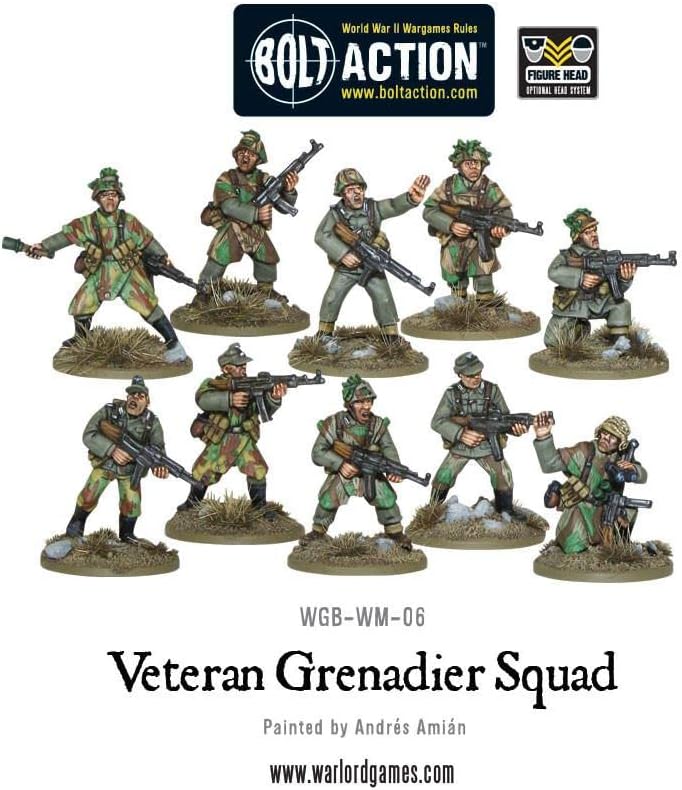 Bolt Action-Alman Veteran Grenadier Squad-İkinci Dünya Savaşı'nın Sonlarında Piyade-Savaş Lordu
