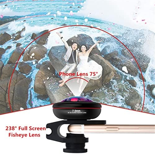 WALNUTA balık gözü Lens 238 Derece 0.2 X Süper Geniş Açı HD Kamera Balıkgözü Lens Smartphone Cep Telefonu Aksesuarları