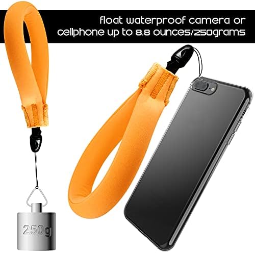 Su geçirmez Kamera Şamandıra Köpük Kayış, Sualtı Kamera ve cep telefonları için SourceTon Yüzen Bilek Kayışı, Anahtarlar