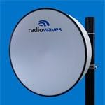 Radyo Dalgaları-HPD3-6NS-3' (0,9 m) Yüksek Performanslı Çift Kutuplu Çanak Anten, 5,725-7,125 GHz, N-Dişi, SOI