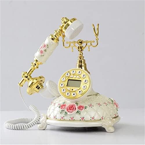 GRETD Avrupa Vintage sabit Rustik Antika Telefon Yeni Ev Dekorasyon Oturma Odası Süsler (Renk: Bir, Boyutu: BİR Boyut)