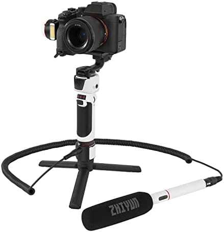 Zhı yun Vinç M3 Pro El 3-Axis Gimbal Av Tüfeği Mikrofon ve Genişleme Tabanı Hepsi Bir Arada Sabitleyici Aynasız Kamera