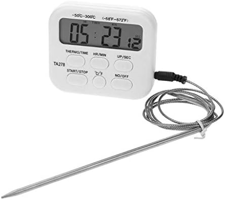 WALNUTA LCD Dijital Termometre Higrometre Elektronik Termometre,Prob Tipi Gıda Termometresi