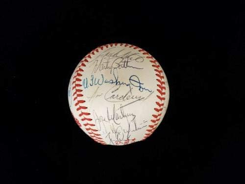 1980 Kansas City Royals İmzalı Resmi Dünya Serisi Beyzbol 29 sigs - İmzalı Beyzbol Topları