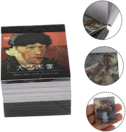 Didiseaon 400 Yaprak DIY Malzeme Taban El Dekor Doğuş Dekor Vintage Karalama Defteri Desen Kağıt Paketi DIY Karalama