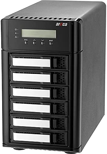 Areca ARC-8850U3-6 (6 Bölmeli USB 3.2 Gen2 Tip-C Donanım RAID Kulesi)