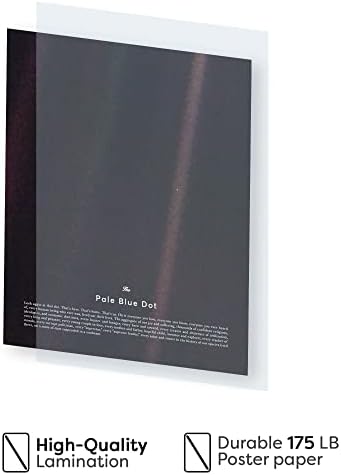 16x20-Soluk Mavi Nokta Posteri Çerçevesiz, Carl Posteri, Derin Uzay Sanatı, Ofis Dekoru, Astronomi, Galaksi, Voyager