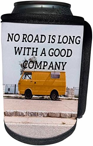 3dRose Benzersiz Seyahat İyi bir şirketle hiçbir yol uzun değildir-Şişe Sargısını Soğutabilir (cc-362299-1)