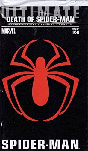 Ultimate Spider-Man 160 (çantada) VF; Marvel çizgi romanı / Örümcek Adam'ın Ölümü