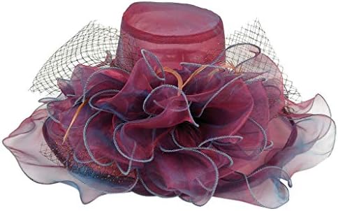 Kadın Dantel İlmek Çiçekler Melon Şapka güneş şapkaları kilise şapkaları gelin çayı Parti Düğün Şapka Elegance Gözler