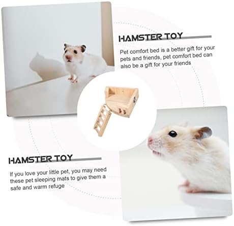 Ipetboom 2 Takım Hamster Standı Wiggles Oyuncaklar Oyuncaklar Hamster Chinchilla Oyuncaklar Hamster Merdiven Oyuncak