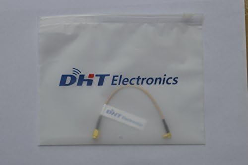2 ADET DHT Elektronik RF koaksiyel Koaksiyel Kablo Düzeneği SMA Erkek MCX Erkek Dik Açı 6