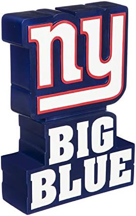 Takım Sporları Amerika NFL New York Giants Eğlenceli Renkli Maskot Heykeli 12 İnç Boyunda