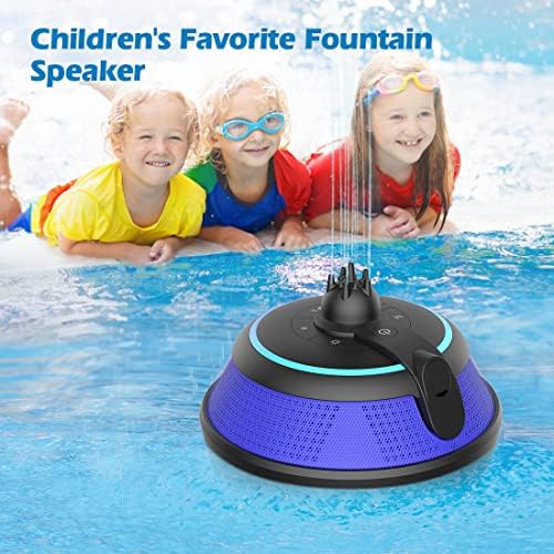 Foıfope Havuz Hoparlörü, Yüzen Su Geçirmez Bluetooth Duş Hoparlörleri Taşınabilir Yüzen Bluetooth Kablosuz Su Geçirmez