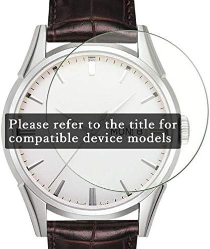 Synvy [3 Paket] Ekran Koruyucu ile Uyumlu CİTİZEN NY0096-12L TPU Filmi Smartwatch akıllı saat Koruyucuları [Temperli