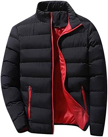Erkek Gevşek Rahat Dış Giyim Moda Sonbahar Kış fermuarlı ceket Ceket Sıcak Aşağı Ceket Paketlenebilir hafif ceket