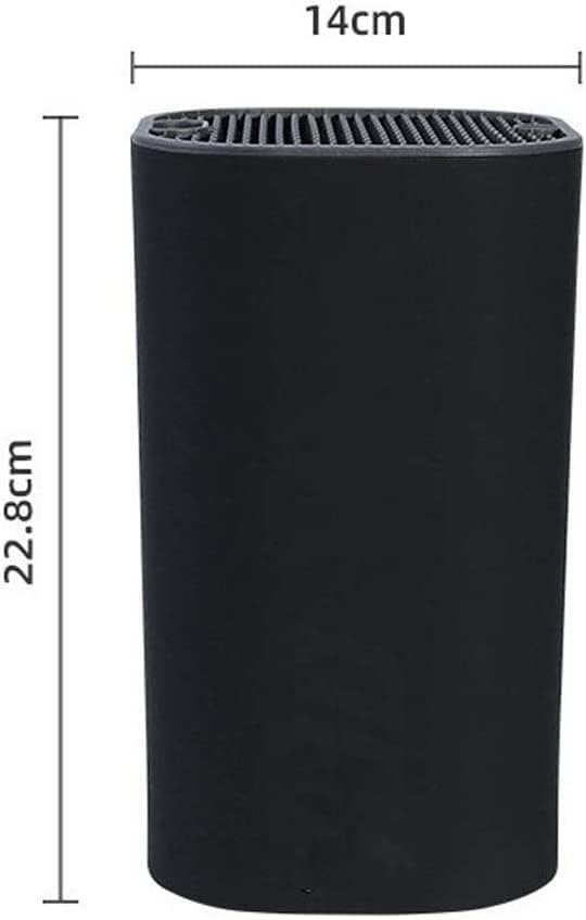 Siyah Bıçak Tutucu-Plastik Bıçak Tutucu Çok Fonksiyonlu Raf Aracı Depolama Evrensel Takım Tutucu bıçak bloğu