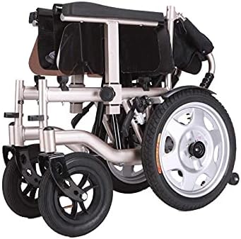 NEOCHY Moda Taşınabilir Tekerlekli Sandalye Tekerlekli Sandalye-Kafalık ile Ağır Katlanabilir Katlanır ve Hafif Taşınabilir