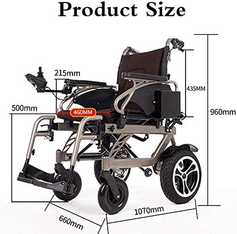 NEOCHY Moda Taşınabilir Tekerlekli Sandalye Katlanabilir Elektrikli Tekerlekli Sandalyeler Katlanabilir Elektrikli