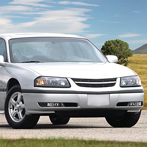 YİTAMOTOR Sis Farları ile Uyumlu Chevy Impala 2000 2001 2002 2003 2004 2005 (OE Tarzı Şeffaf Lens w / 893 12V 37.5
