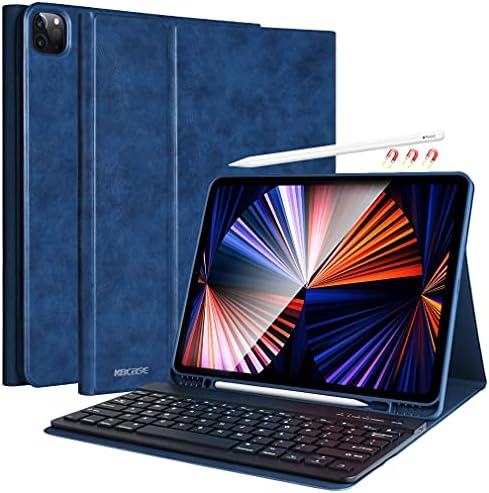 KBCASE Klavye iPad kılıfı Pro 12.9 6th Nesil 2022/5th Nesil 2021/4th Gen 2020/3rd Gen 2018,iPad Pro 12.9 Klavye ile
